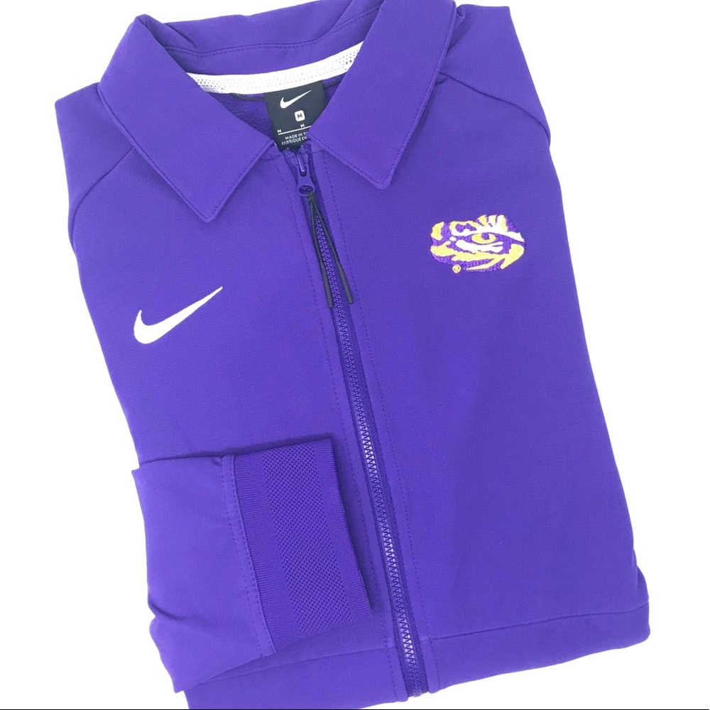 Nike LSU Team Sideline Therma Mid Weight Jacket Md